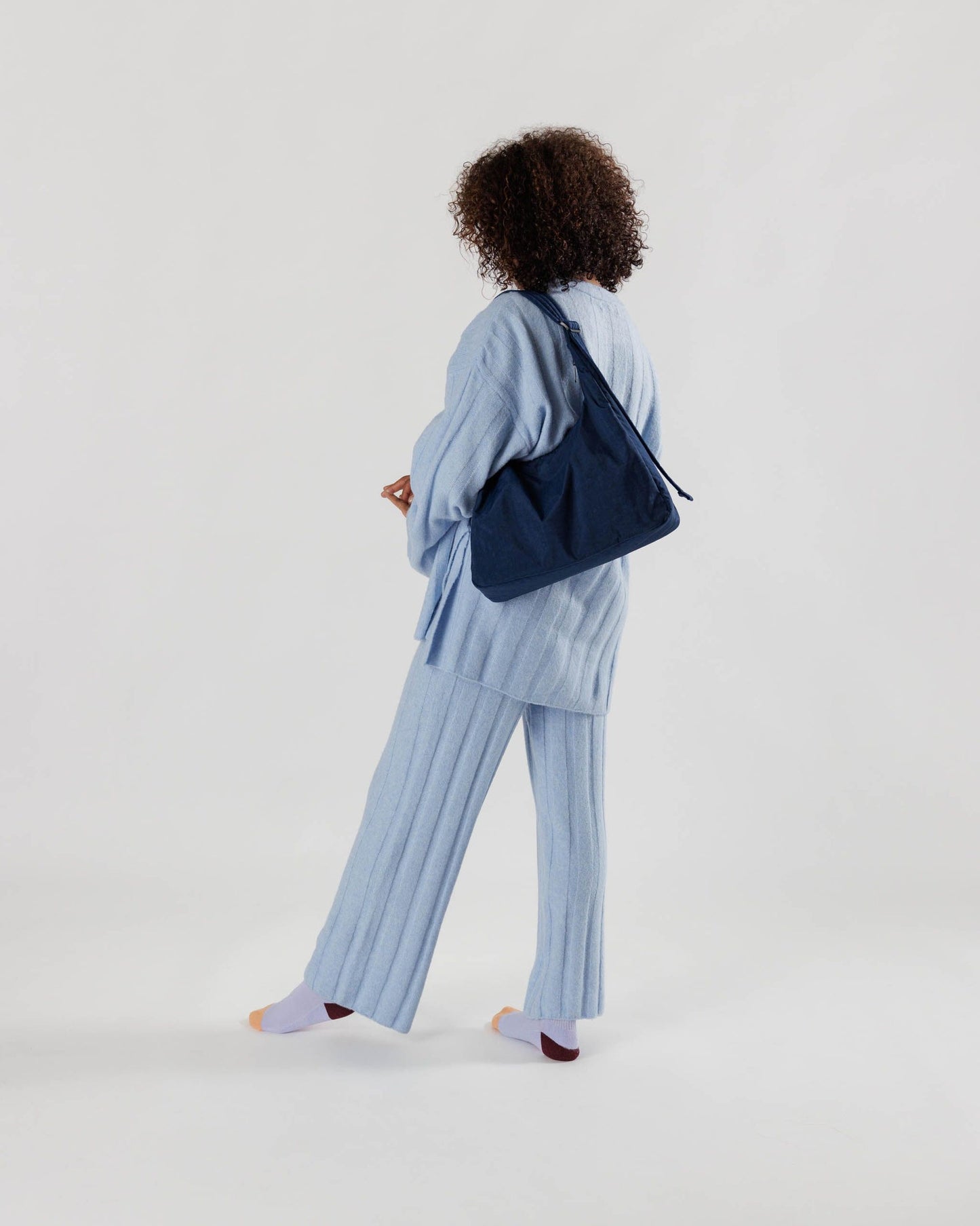 Shoulder Navy Moyen Sac