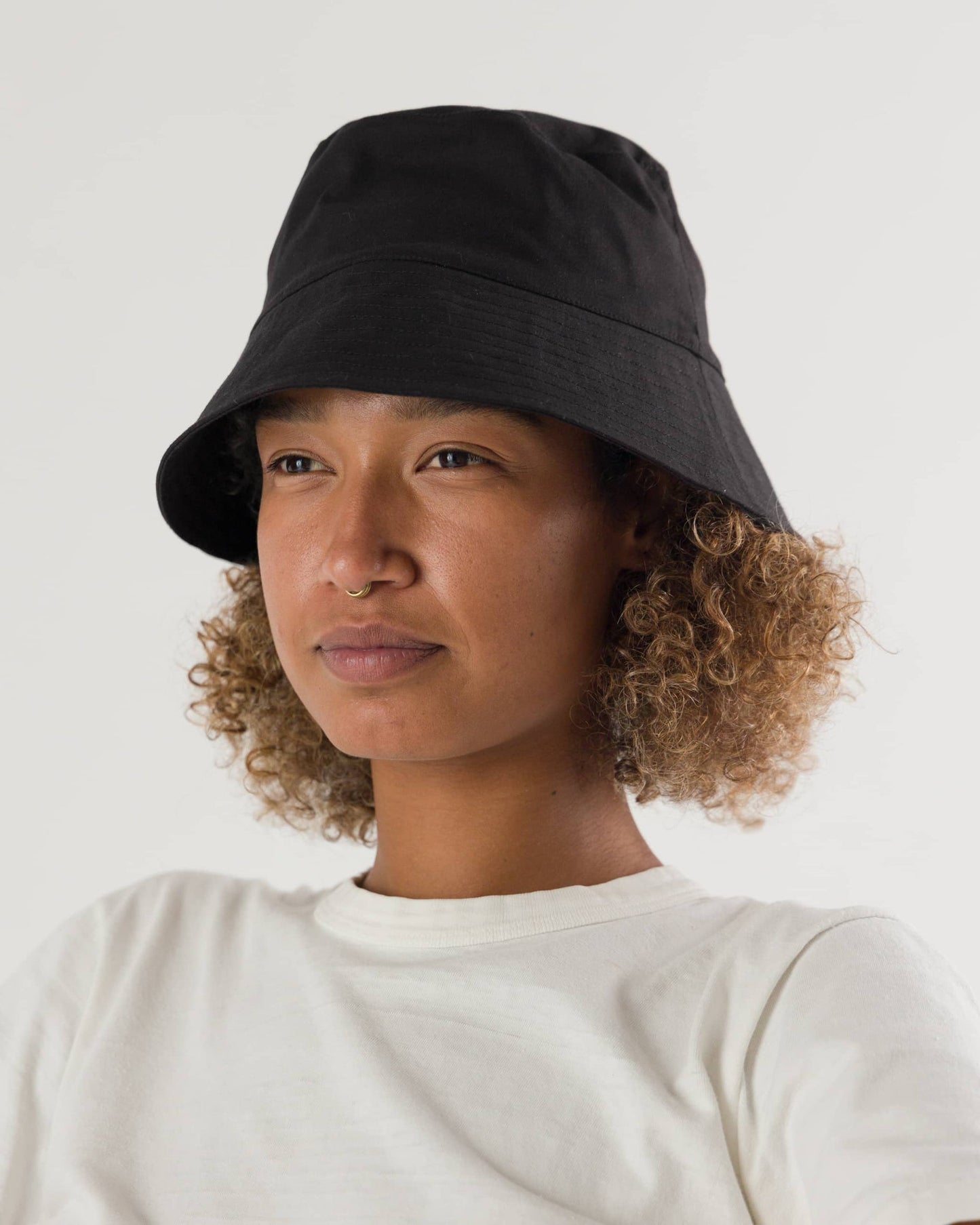 Bucket Noir Chapeau