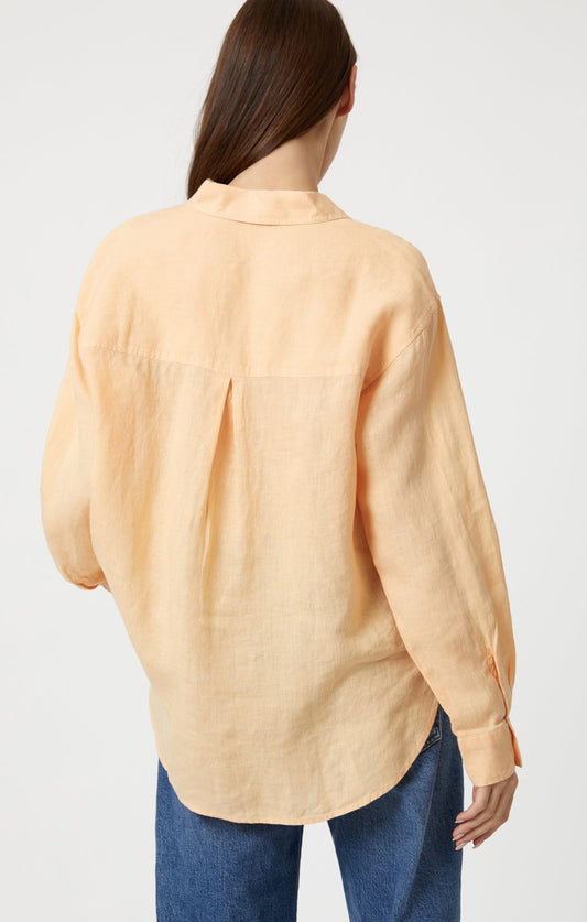 Lina Caramel Chemise en lin