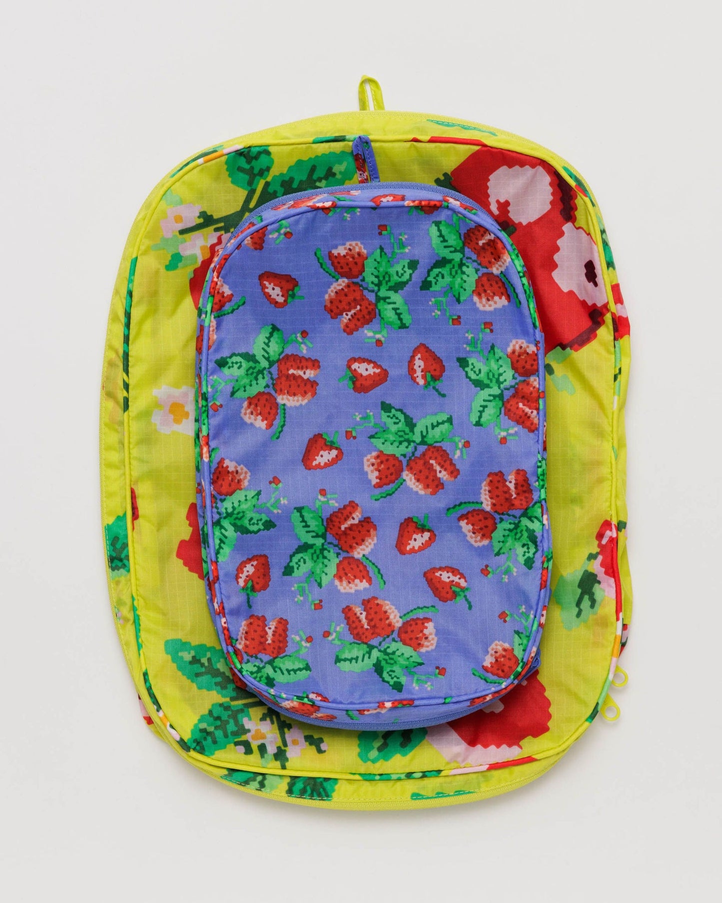 Cube Needlepoint Fruit Pochette de rangement