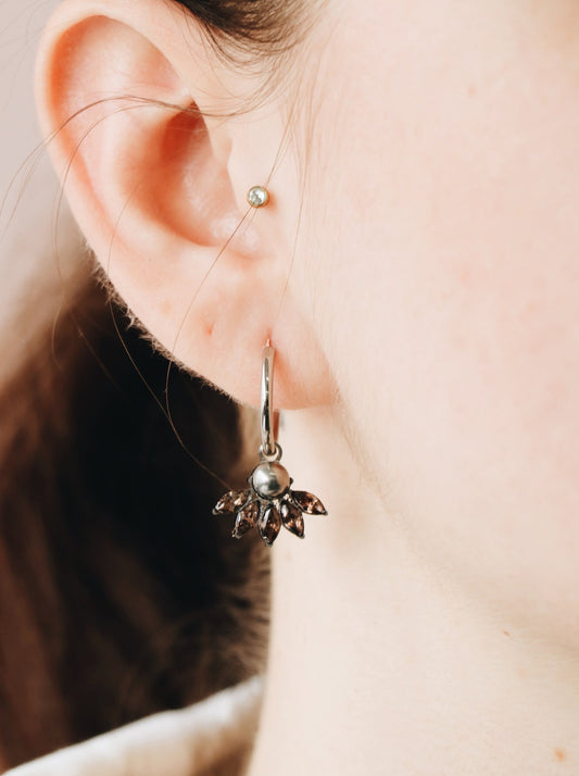 Milla argent Boucles d'oreilles