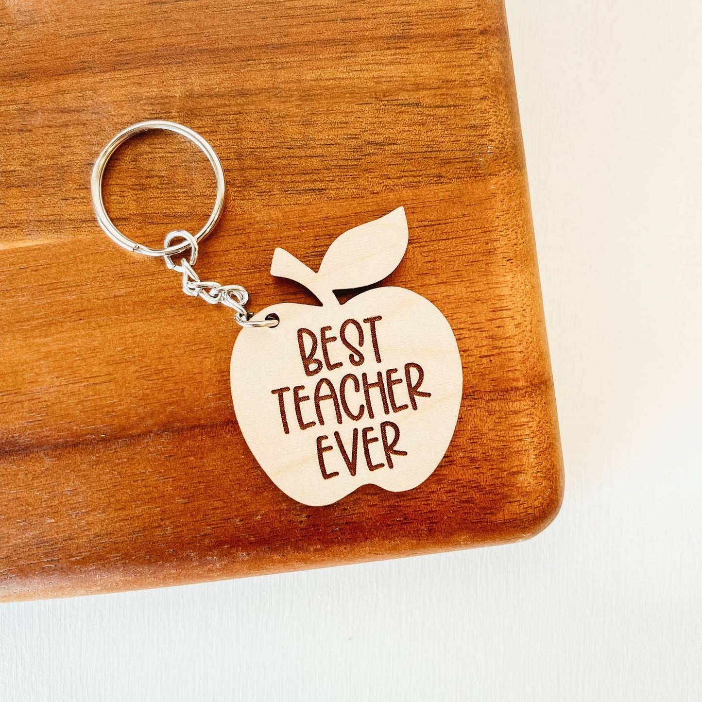 Teacher Porte-clé Bois érable