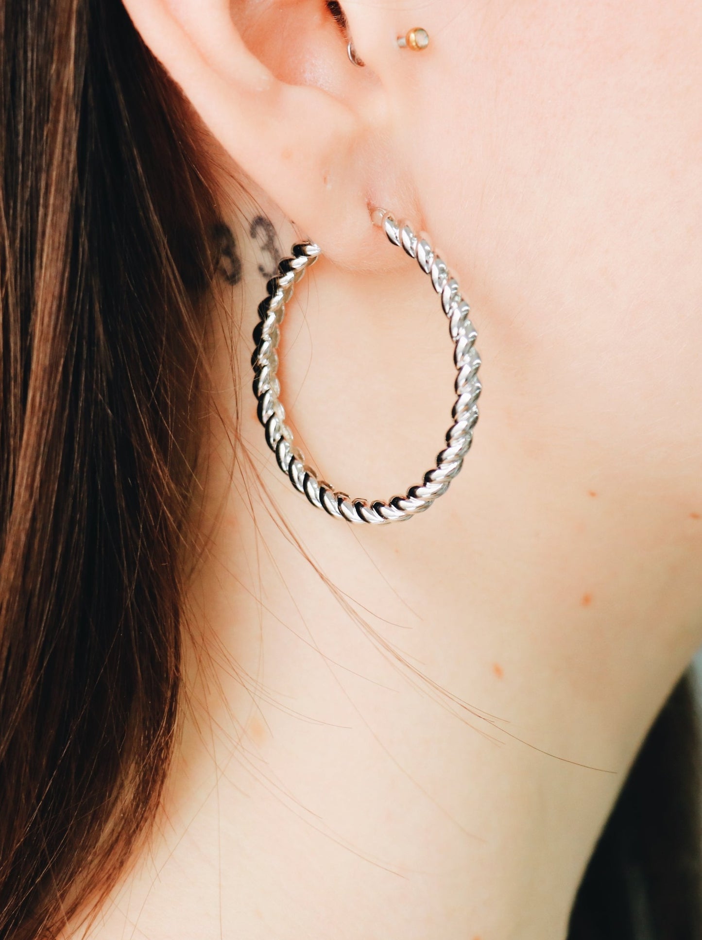 Cici argent Boucles d'oreilles