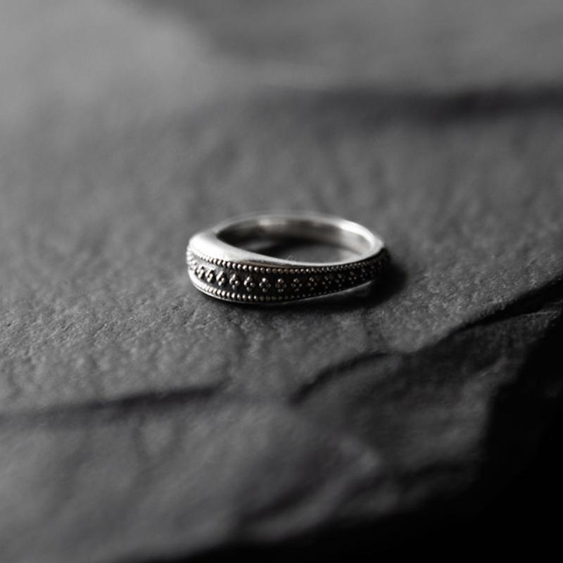 Little Dome Argent Bague