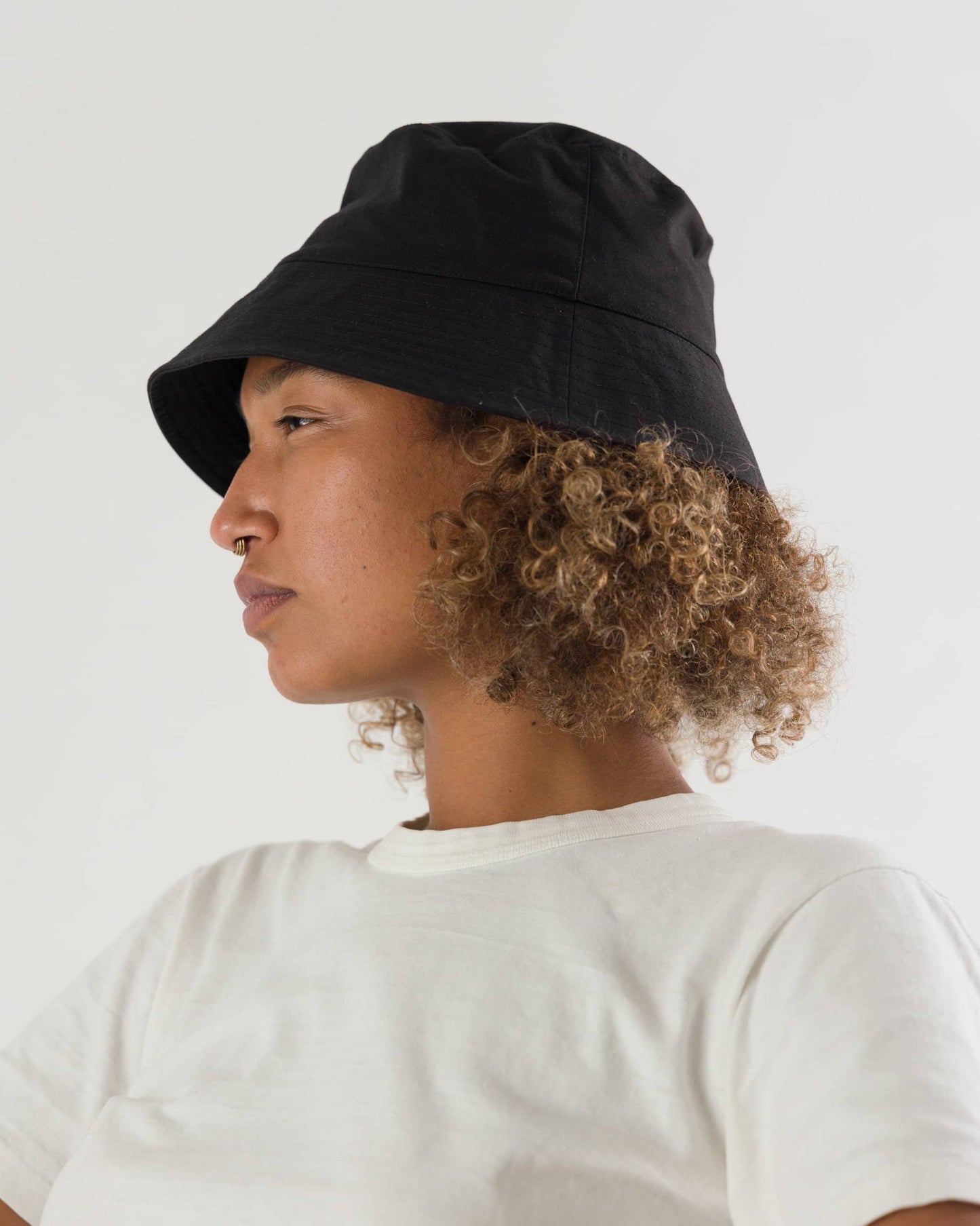 Bucket Noir Chapeau