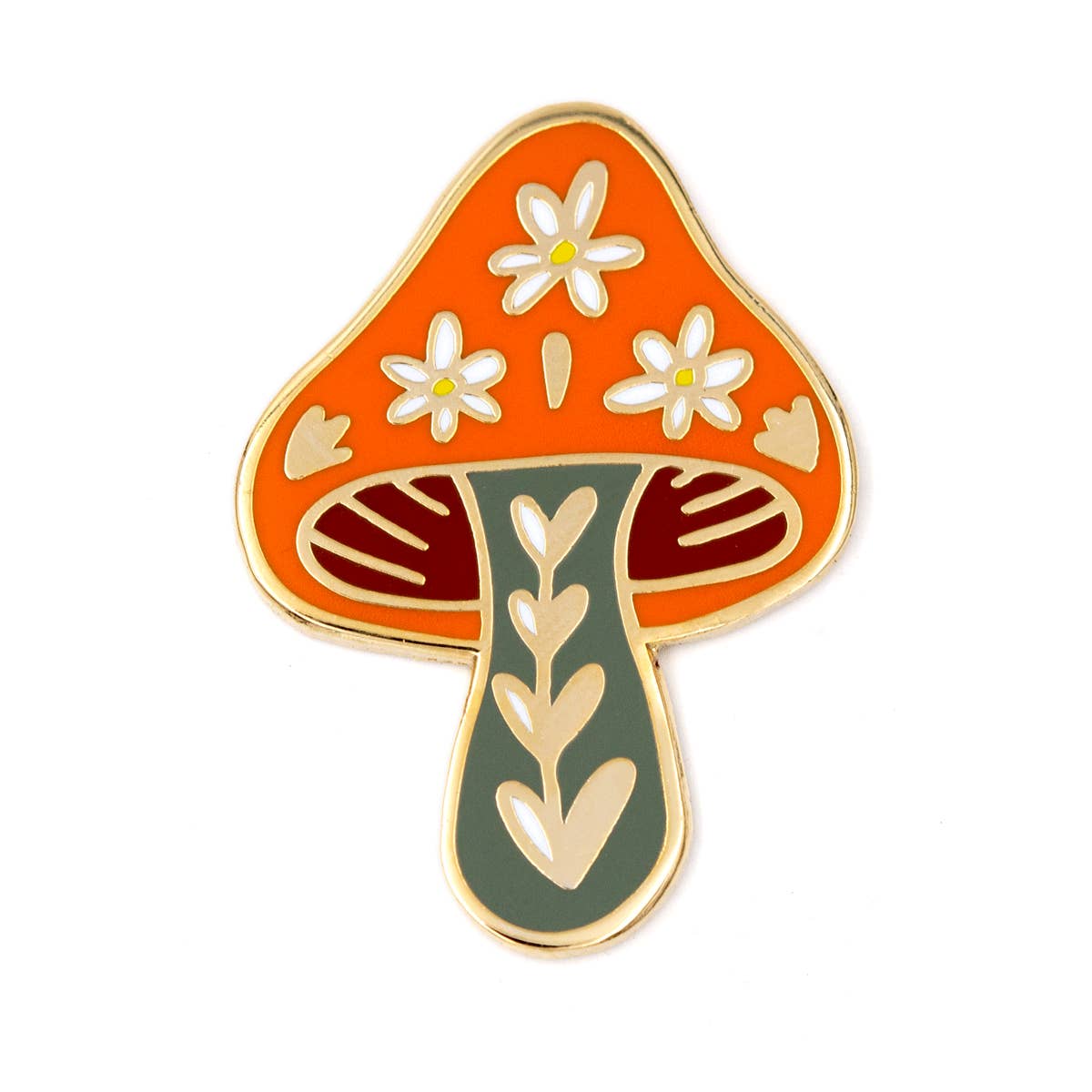 Champignon Florale Épinglette