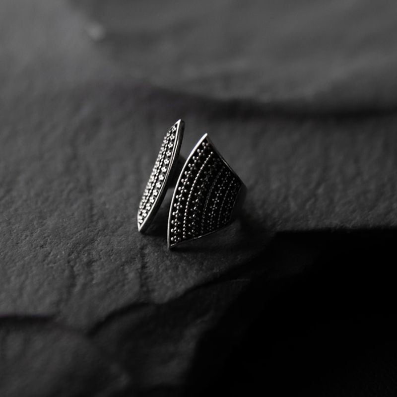 Agartha Argent Bague ajustable