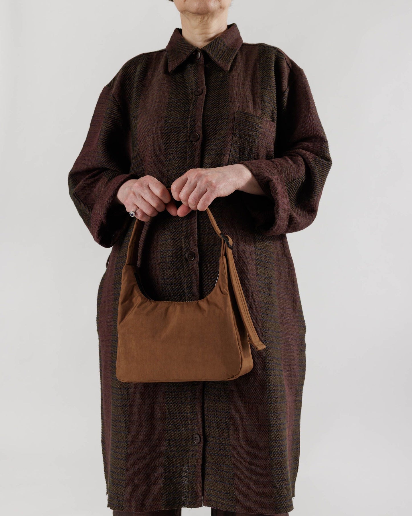 Shoulder Mini Brown Sac
