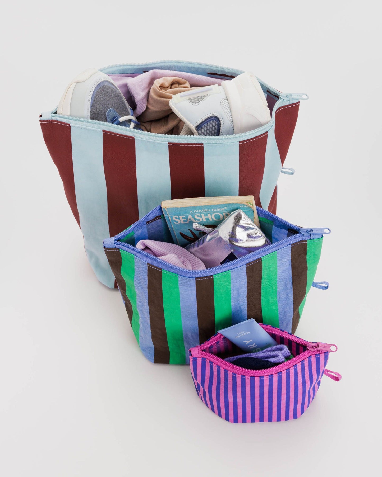 Go Vacation Stripe Pochette
