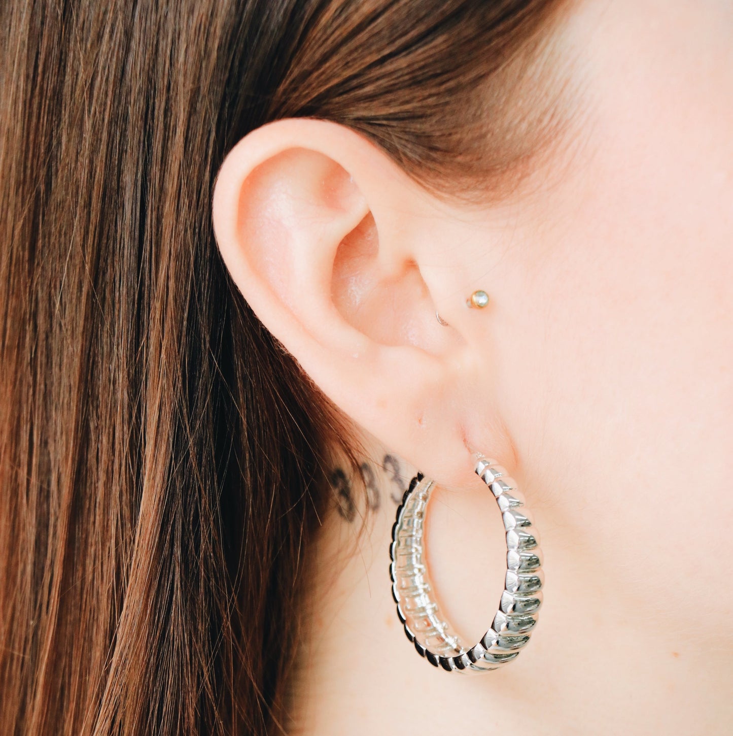 Méli argent Boucles d'oreilles