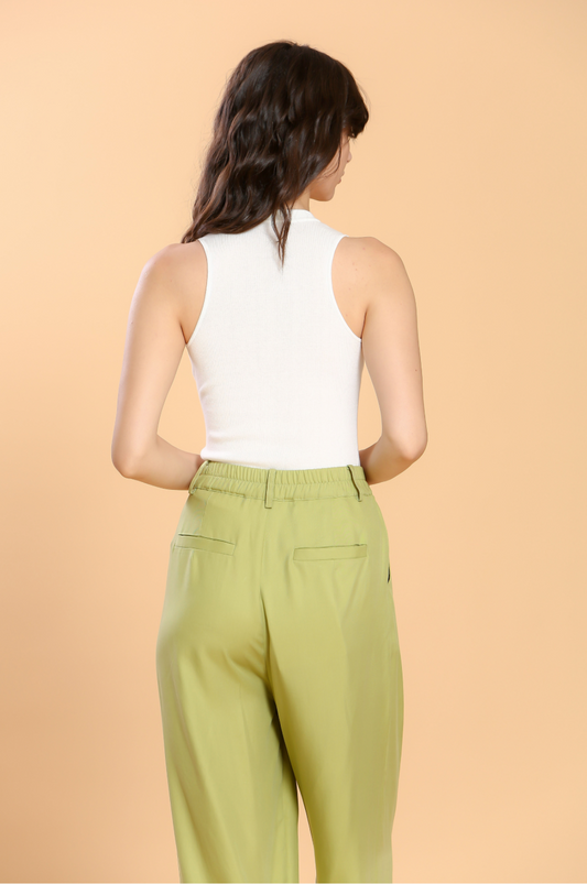 Irma Vert - Pantalon fluide