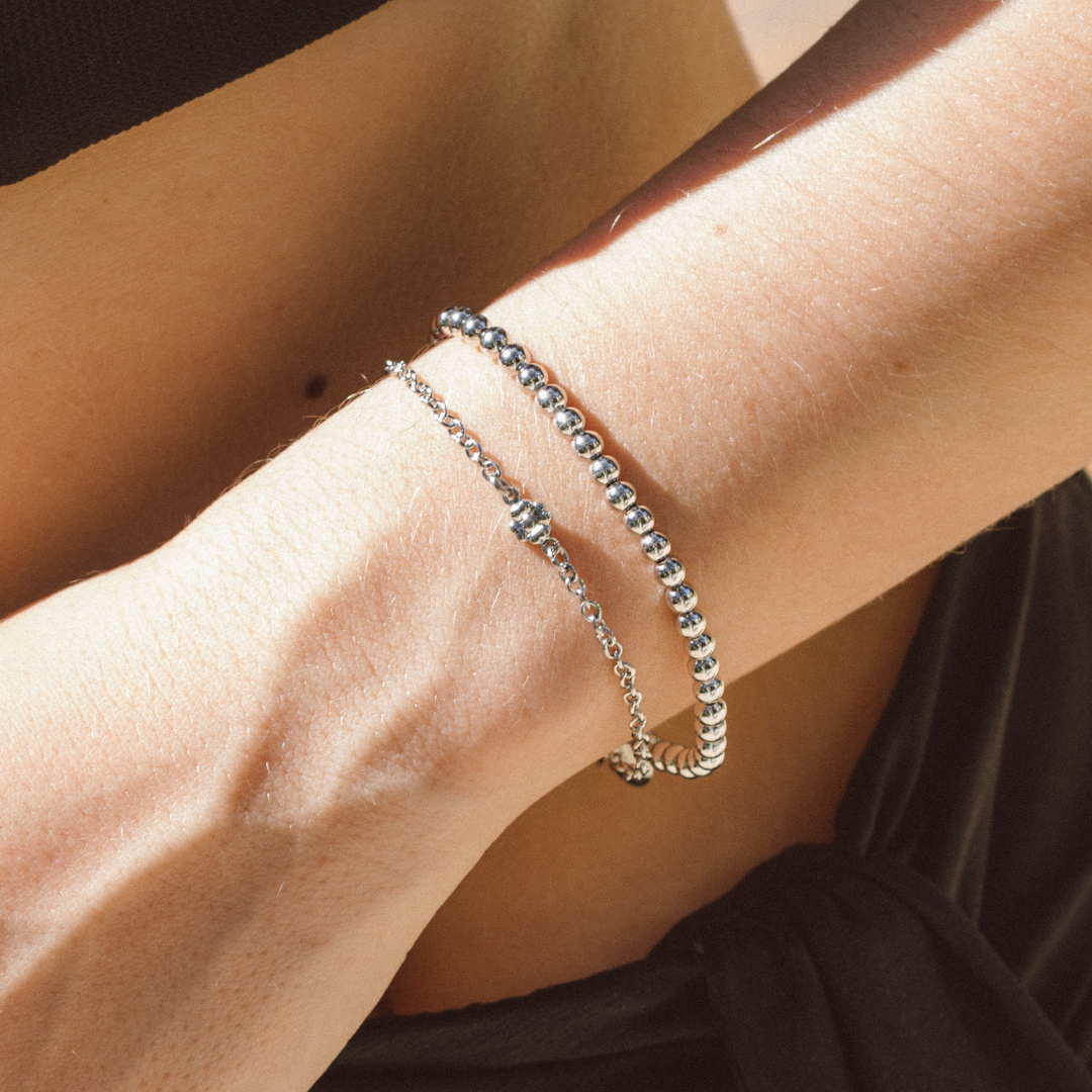Bloom Argent Bracelet