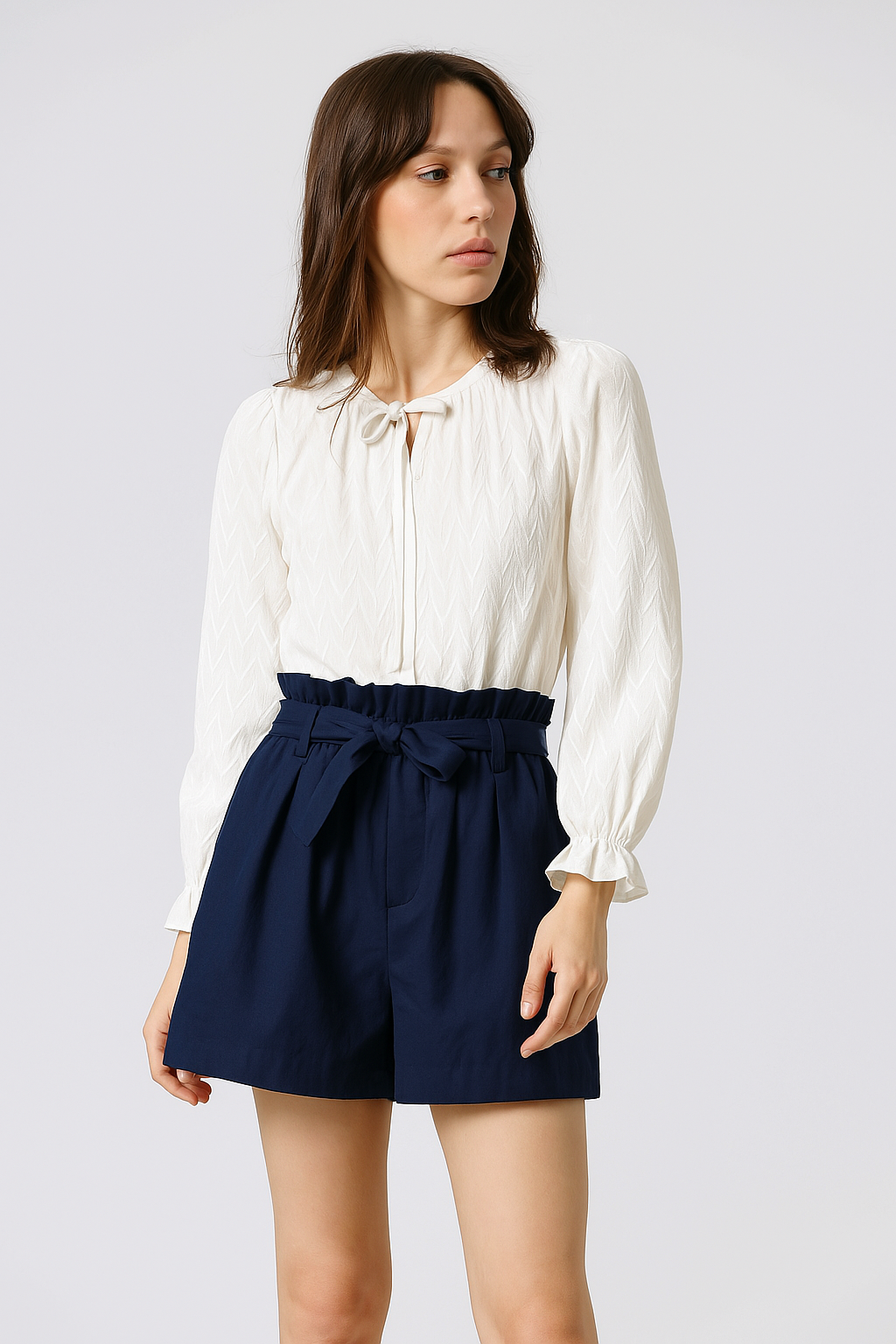 Malo Short Marine Bermuda à Plis