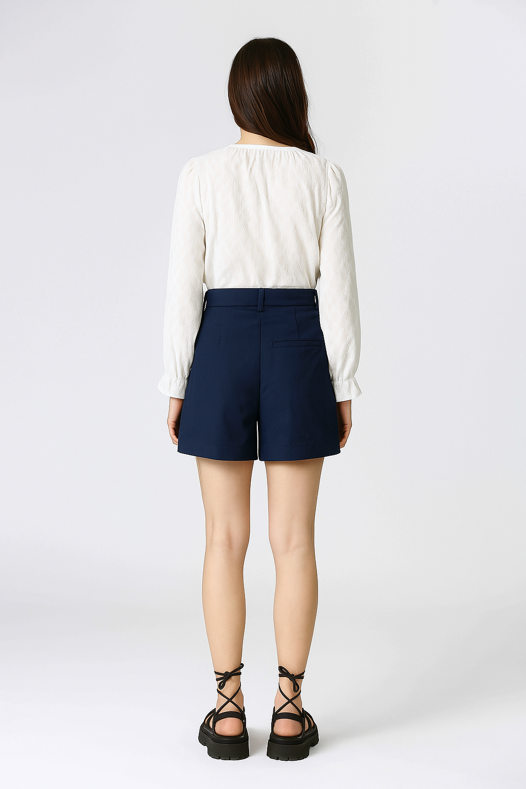 Malo Short Marine Bermuda à Plis
