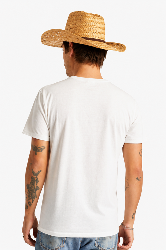 Houston Chapeau de paille naturelle Cowboy