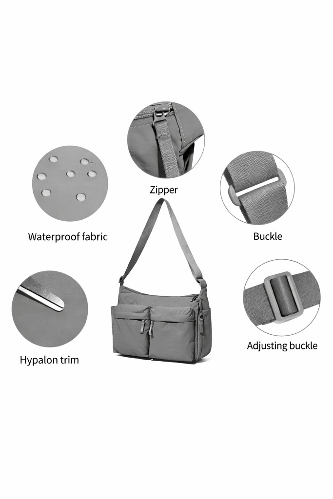 Paolo 3 Couleurs - Sac à bandoulière utilitaire & pratique