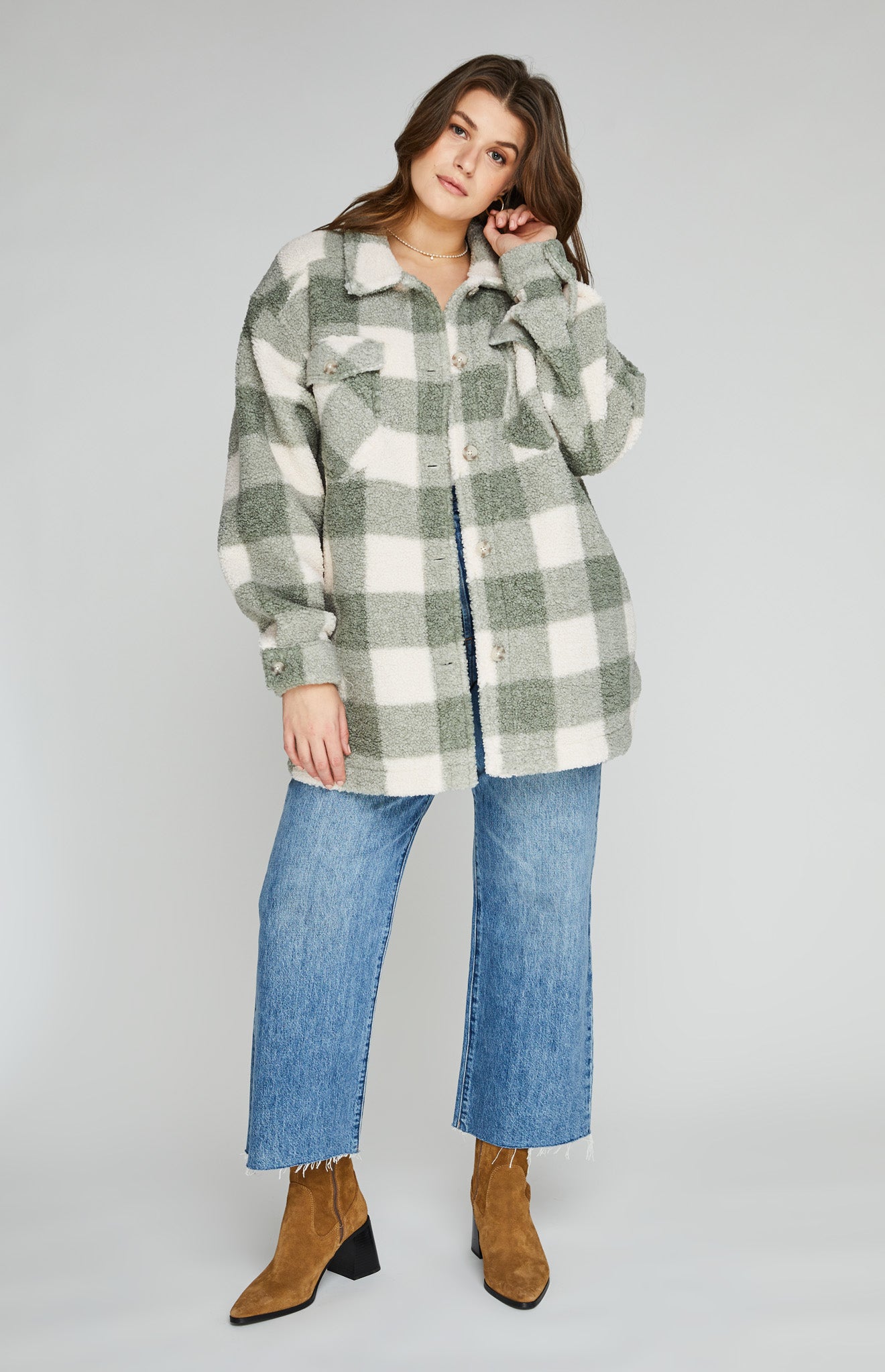 Oaklynn Laurel Plaid Manteau
