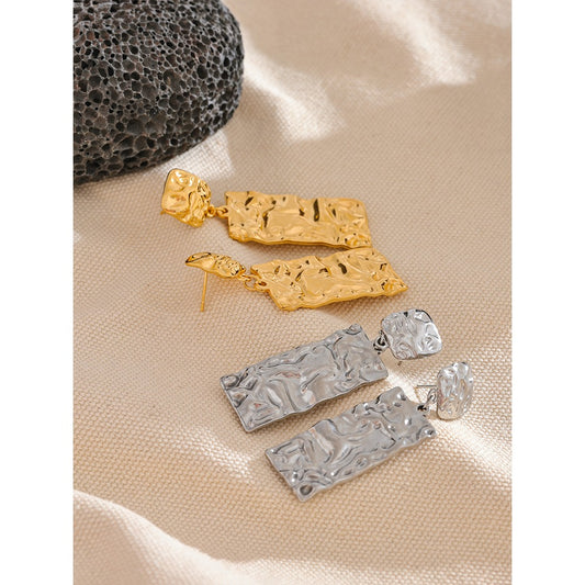 Tila - Boucles d'oreilles martelé