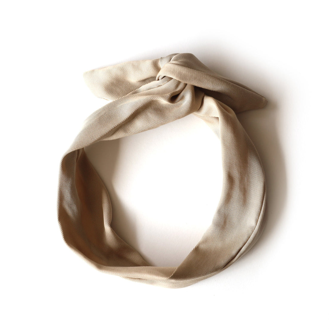 Torsadé Beige Bandeau