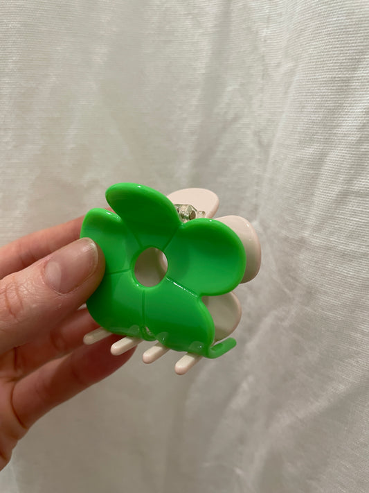 Fleur Bicolore Pince à cheveux