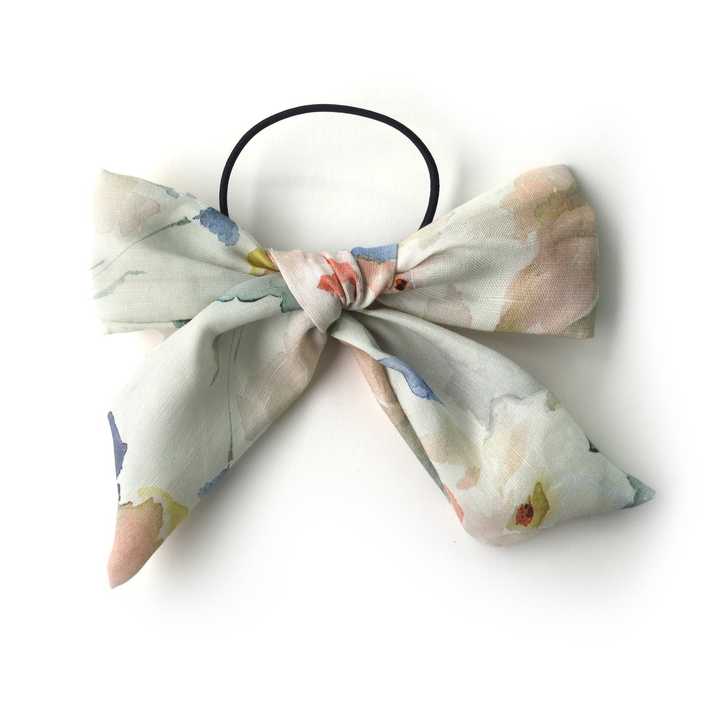 Boucle Imprimé Lin Elastique
