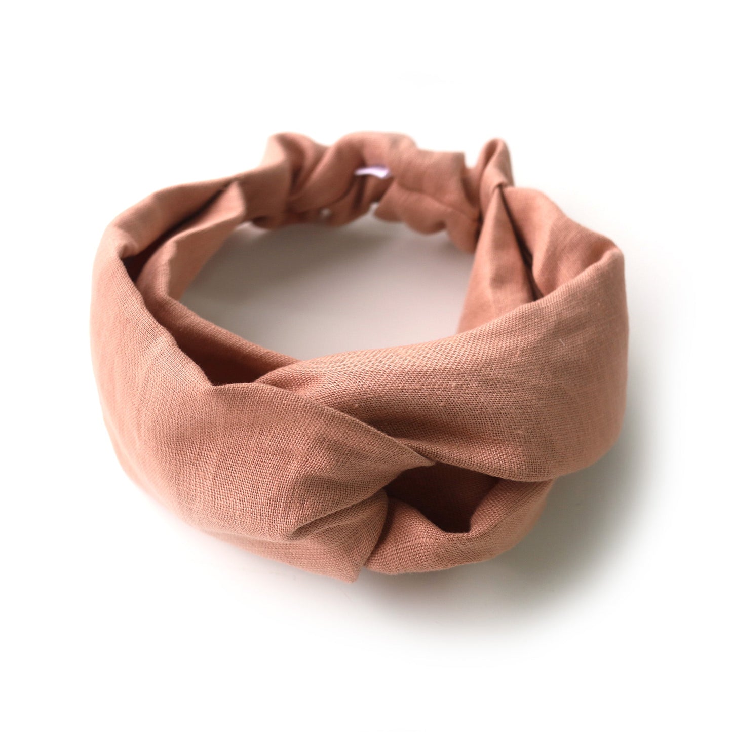 Croisé Vieux Rose Lin Bandeau