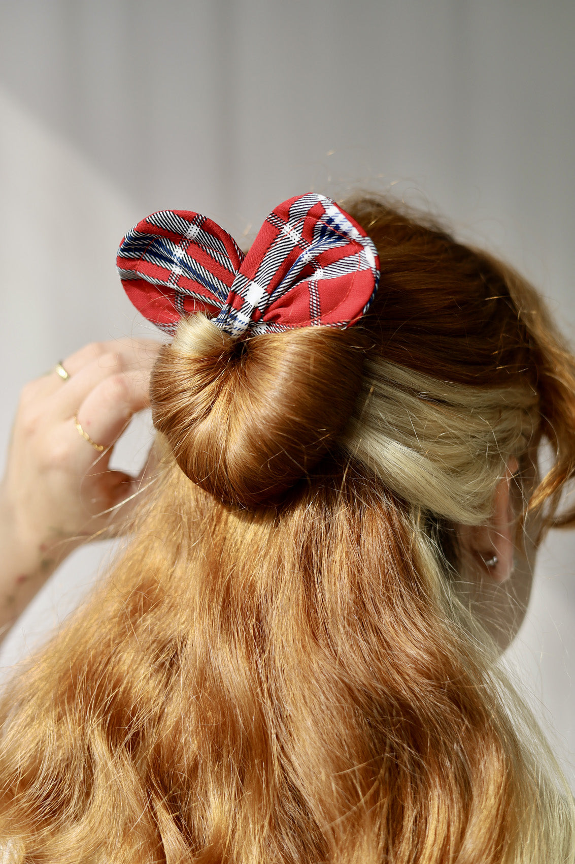 Accessoire Tartan à Chignon