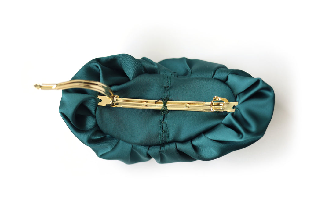 Croissant Emeraude Barrette