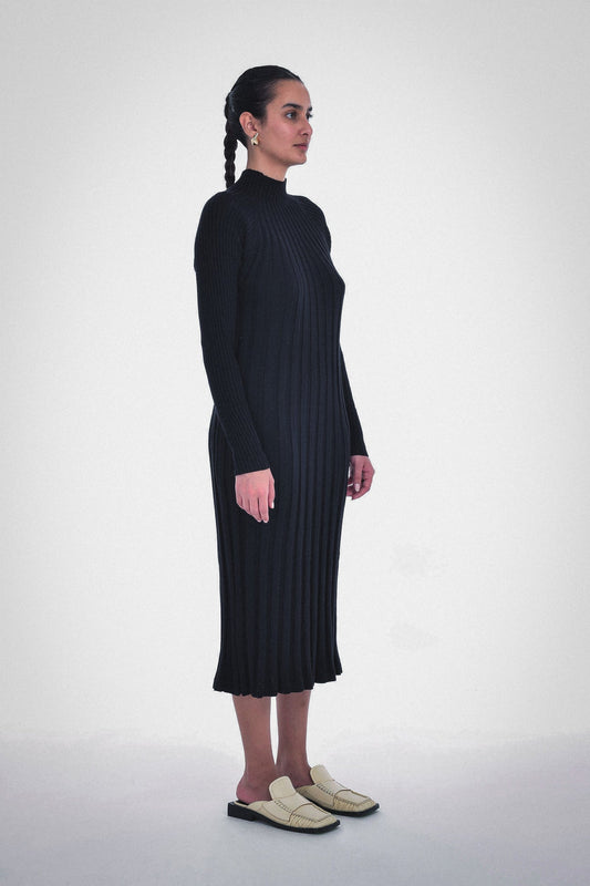 Robe en tricot extensible ecoresponsable