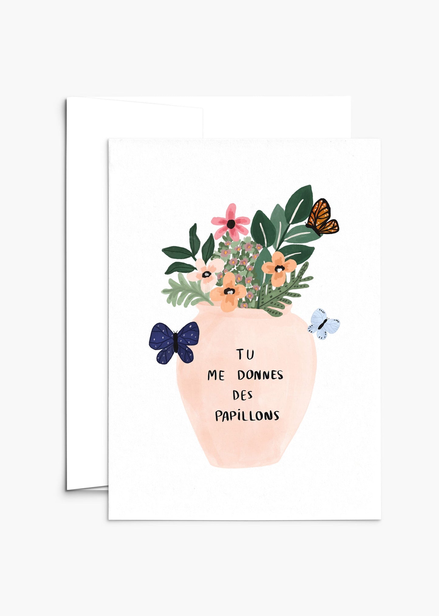 Papillons Carte de voeux