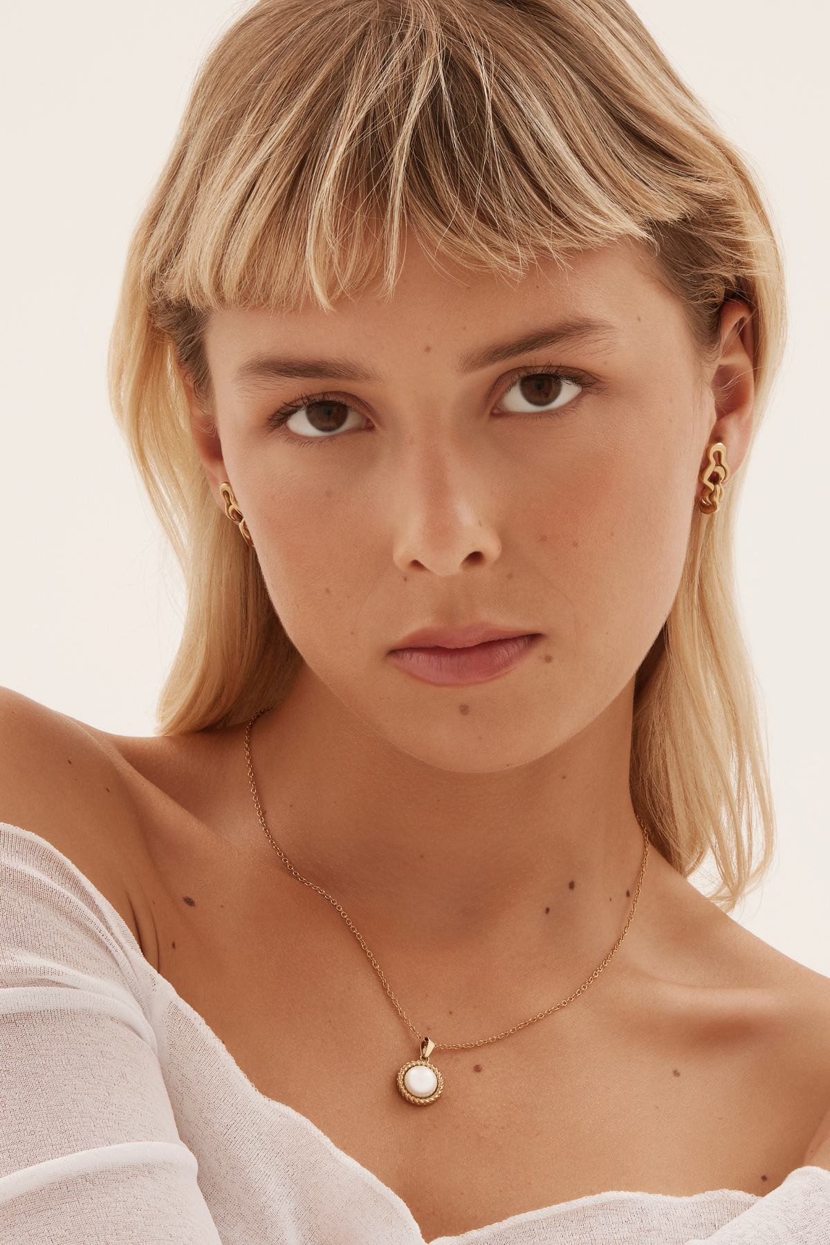 Brooklyn Or Boucles d'oreilles