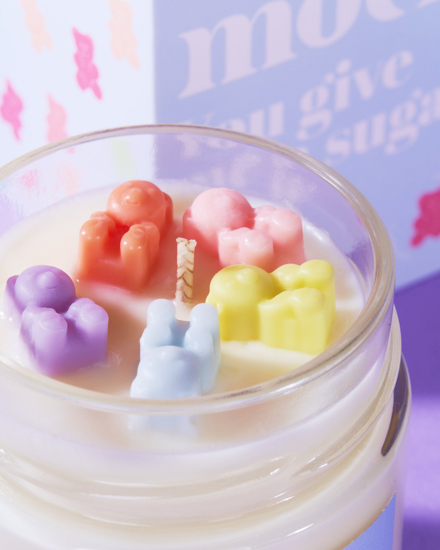 You give me a sugar rush Bougie de soja