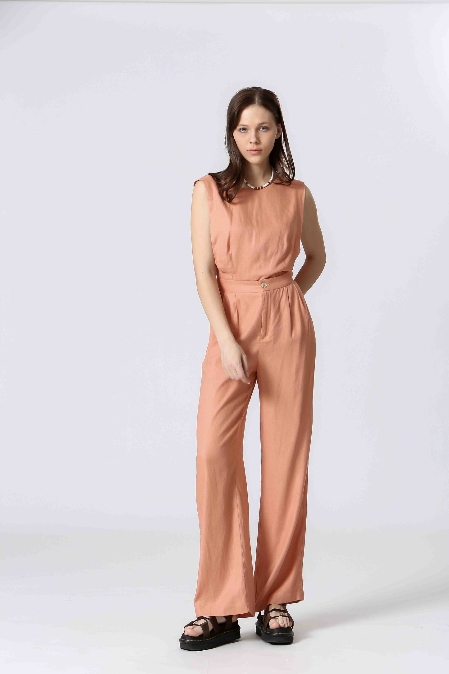 Mako Pantalon Pêche en Lin