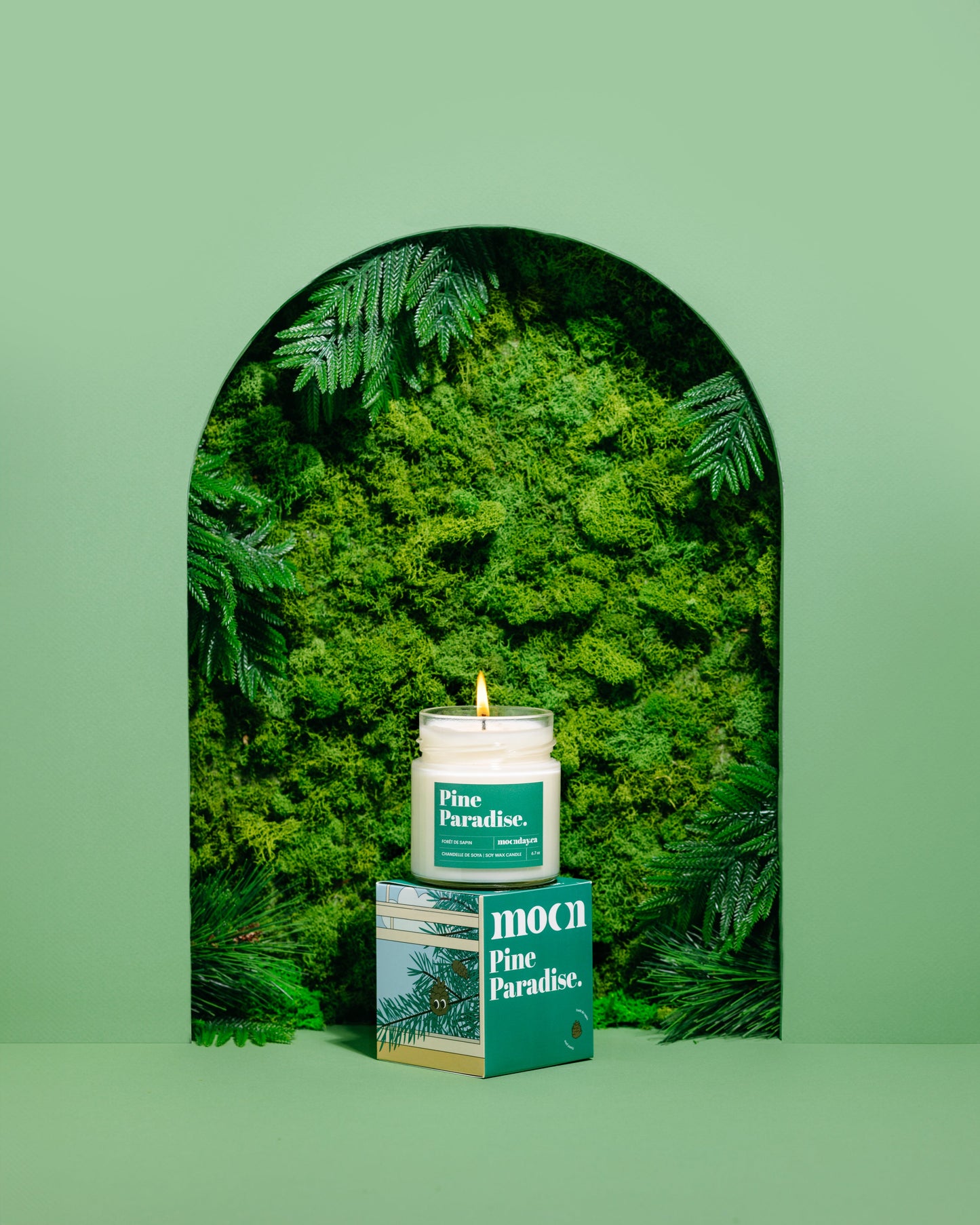 Pine Paradis Bougie de soja