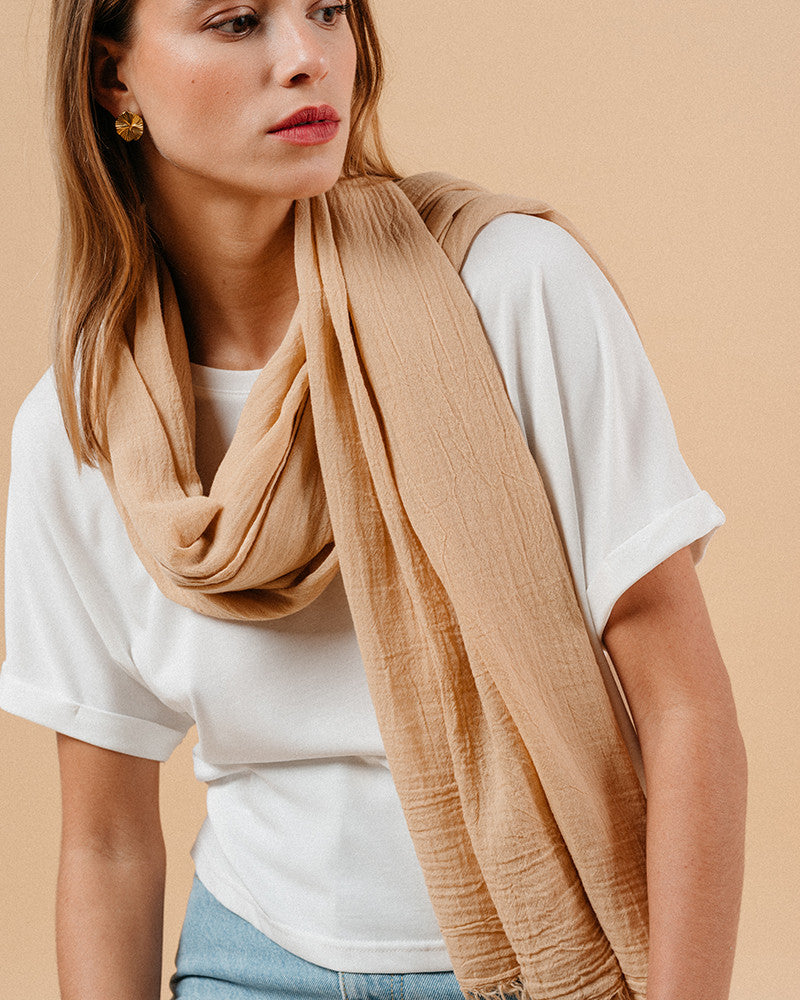 Manet Beige Foulard