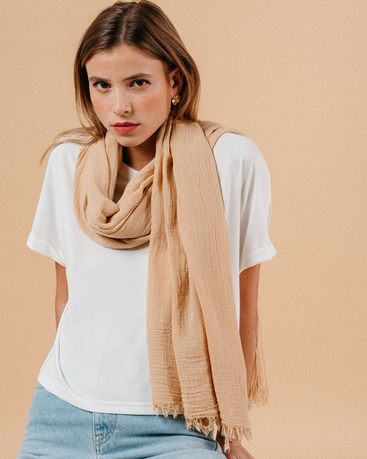 Manet Beige Foulard