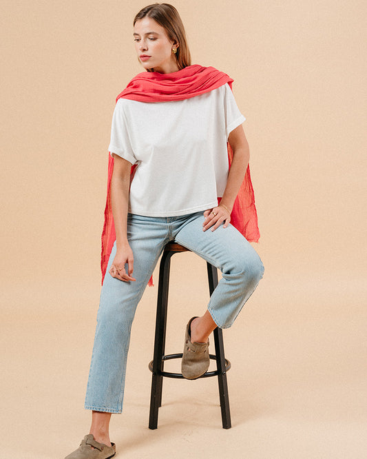 Manet Fuchsia Foulard