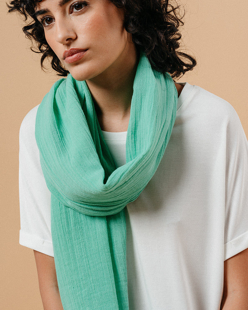 Manet Vert Foulard