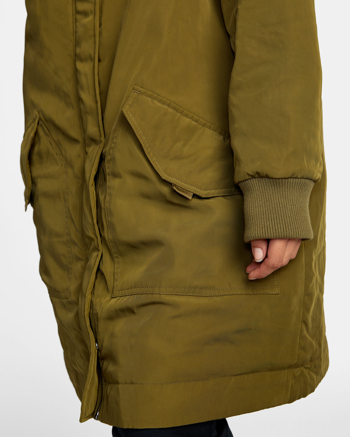 Forager Olive Manteau