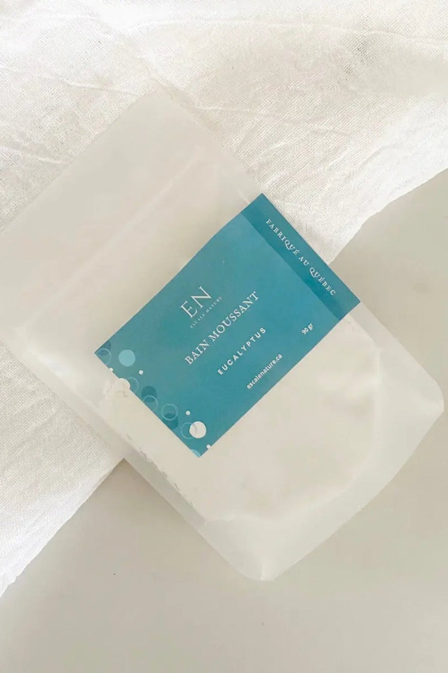Sachet de bain moussant à l’eucalyptus – Coloration bleu turquoise et mousse douce • Parfum frais et relaxant