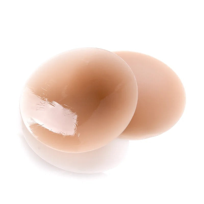 Cache-tétons waterproof en teinte moyenne, réutilisables et confortables pour un effet seconde peau