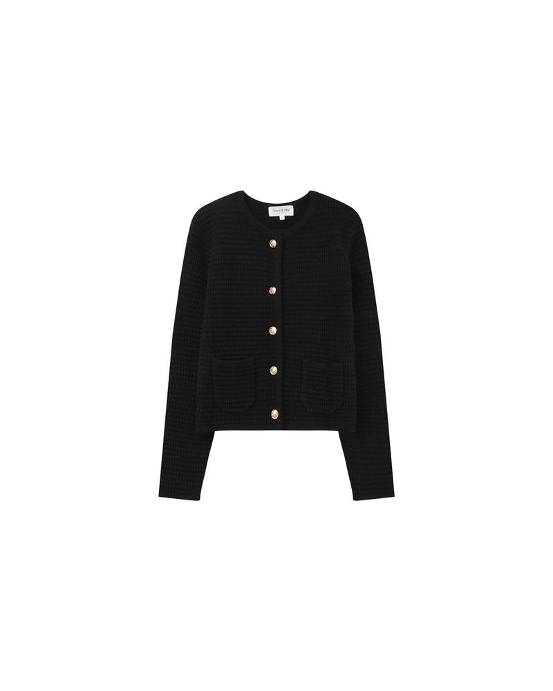 Jourdain Noir Cardigan