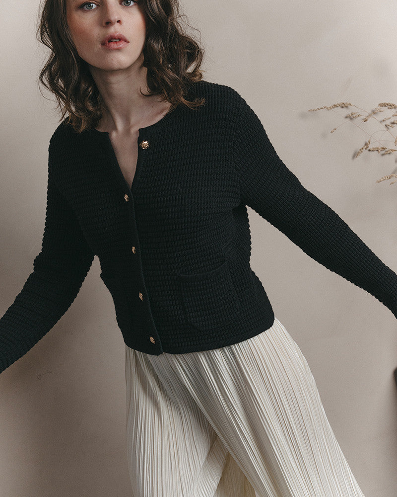 Jourdain Noir Cardigan