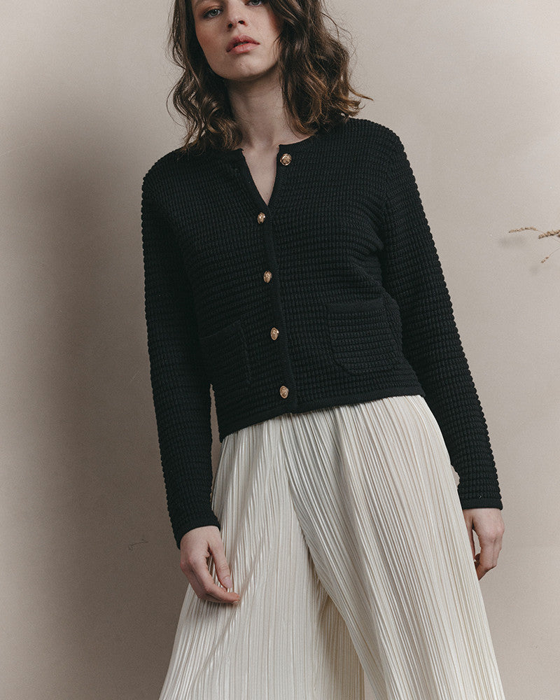 Jourdain Noir Cardigan