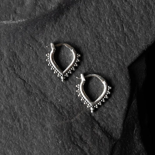 Chevron Perlé Anneaux 10 mm