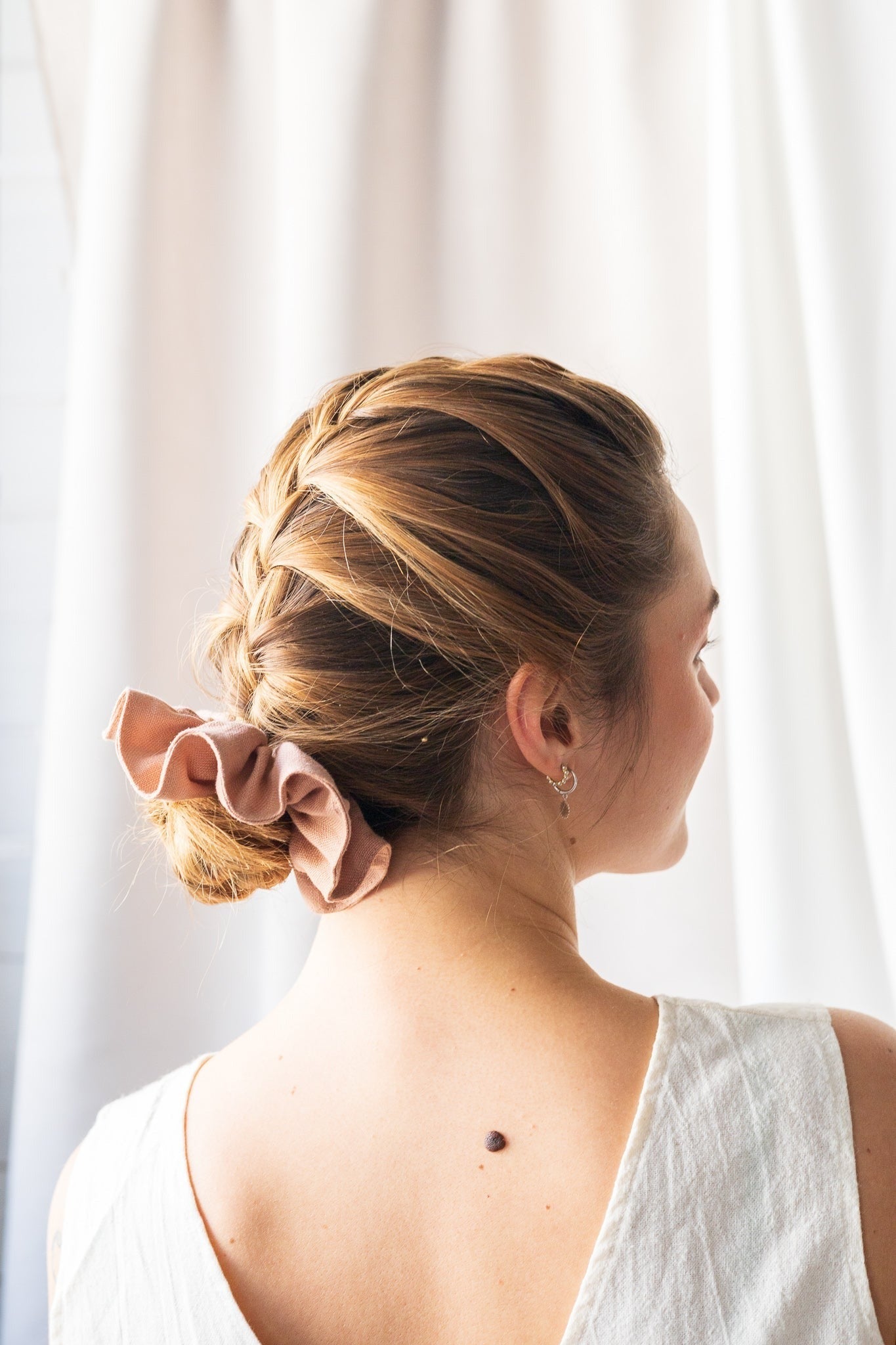 Chouchou Surpiqué Accessoire Cheveux Volume Unique