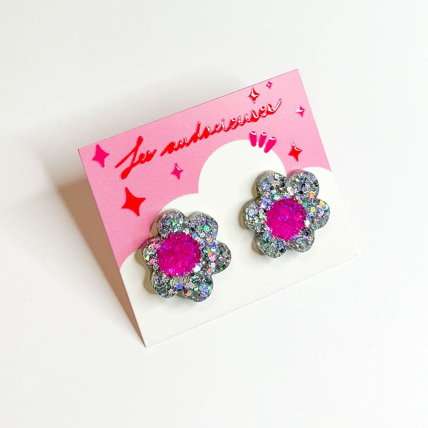 Lena Boule disco Boucles d'oreilles