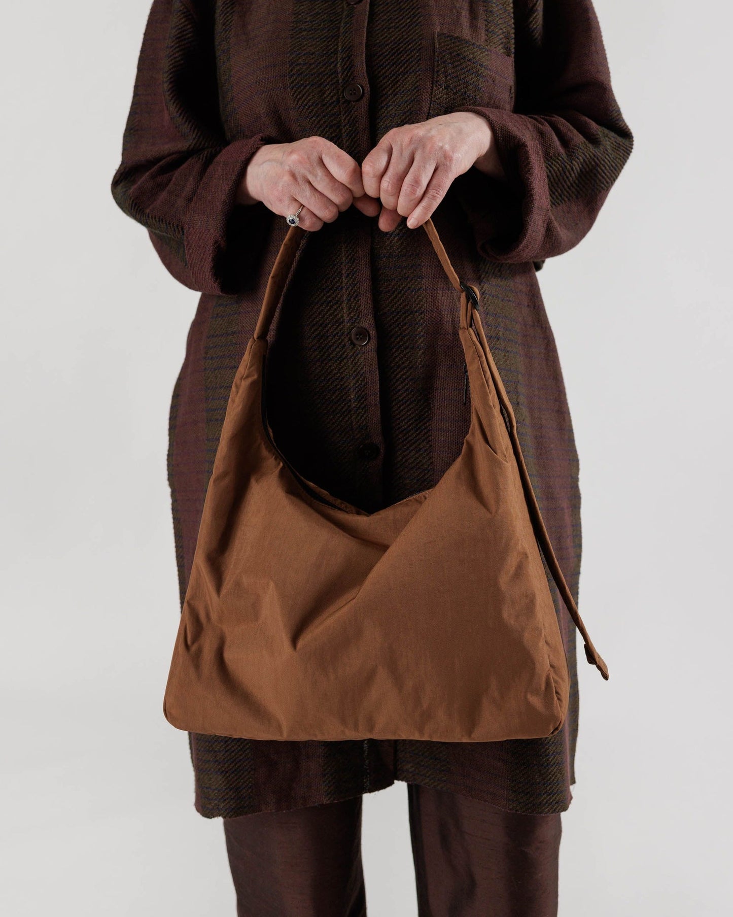 Shoulder Brown Moyen Sac