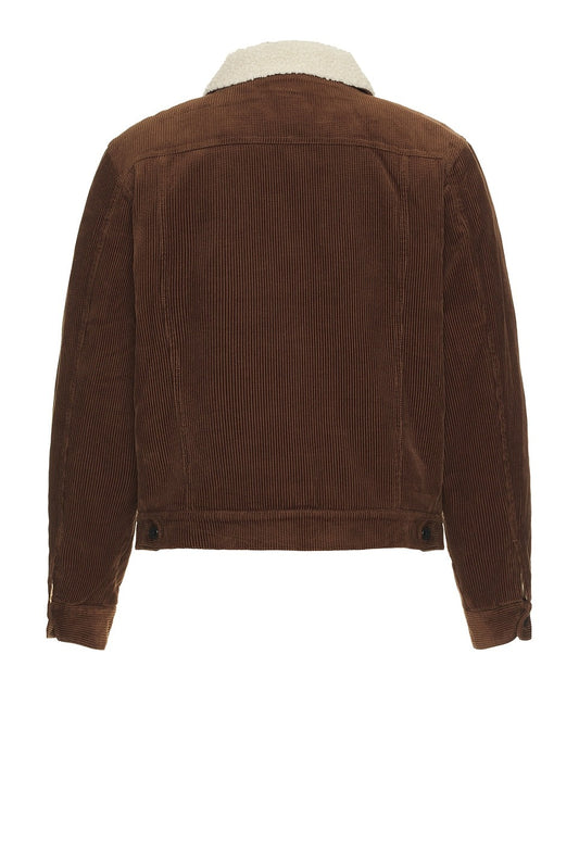 Amaury Brun - Veste Sherpa velours côtelé