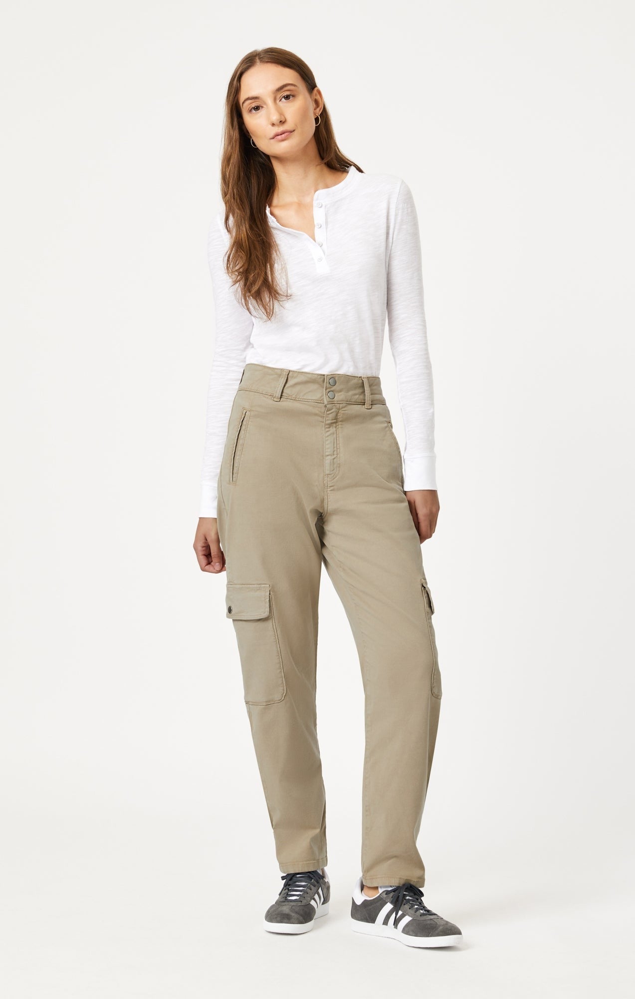 Lilliane Beige - Pantalon utilitaire